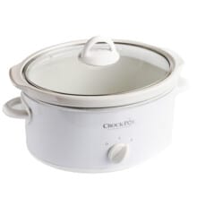 4 Qt Slow Cooker mit weißem Hintergrund